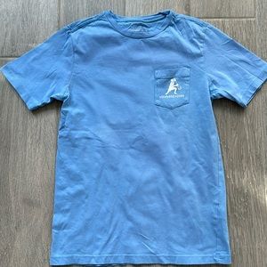 Vineyard Vines light blue lacrosse pocket tee